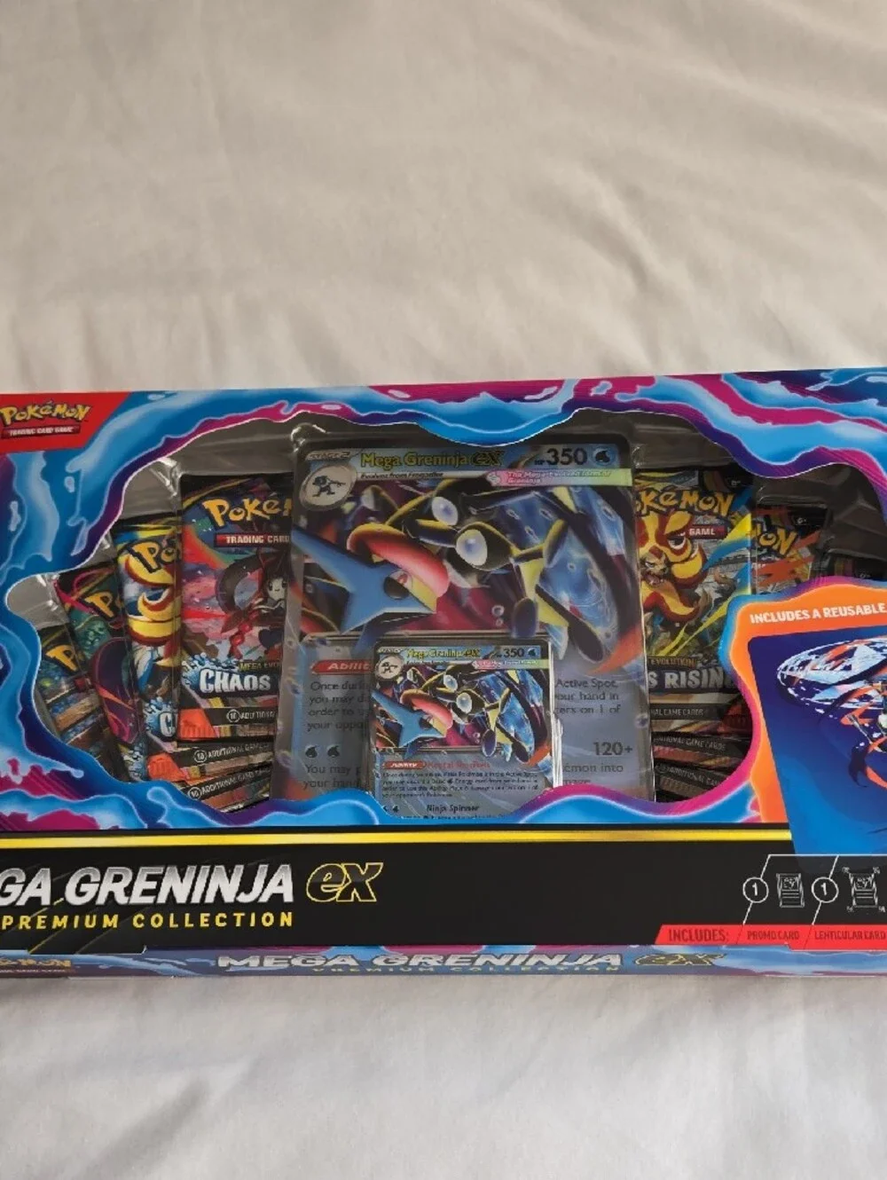 Pokemon Mega Greninja EX Premium Collection - Blue Collector Box